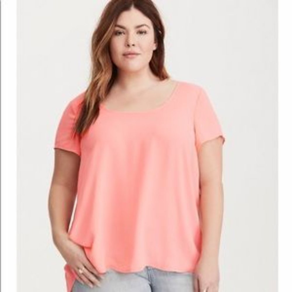 Torrid Hi- Lo Insert Top - Picture 3 of 4